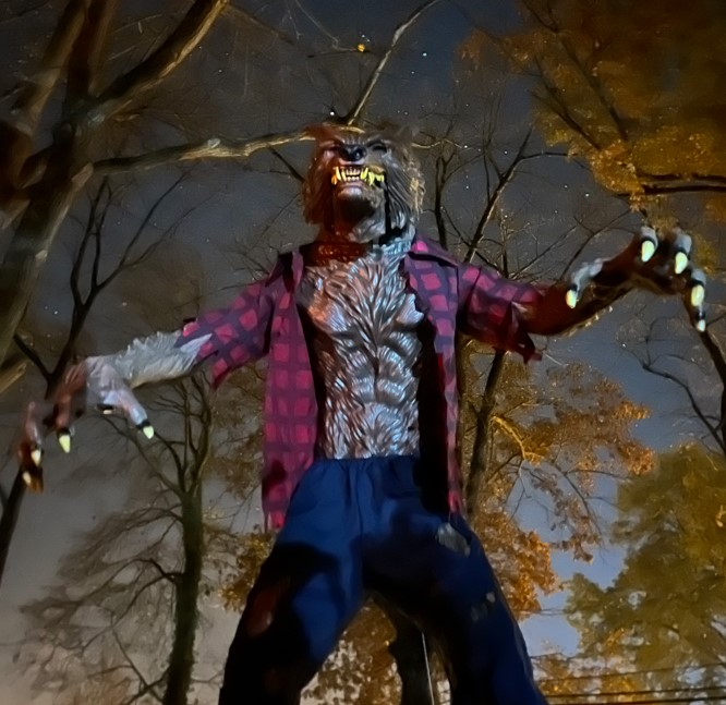 Halloween at Cedarcroft - werewolf